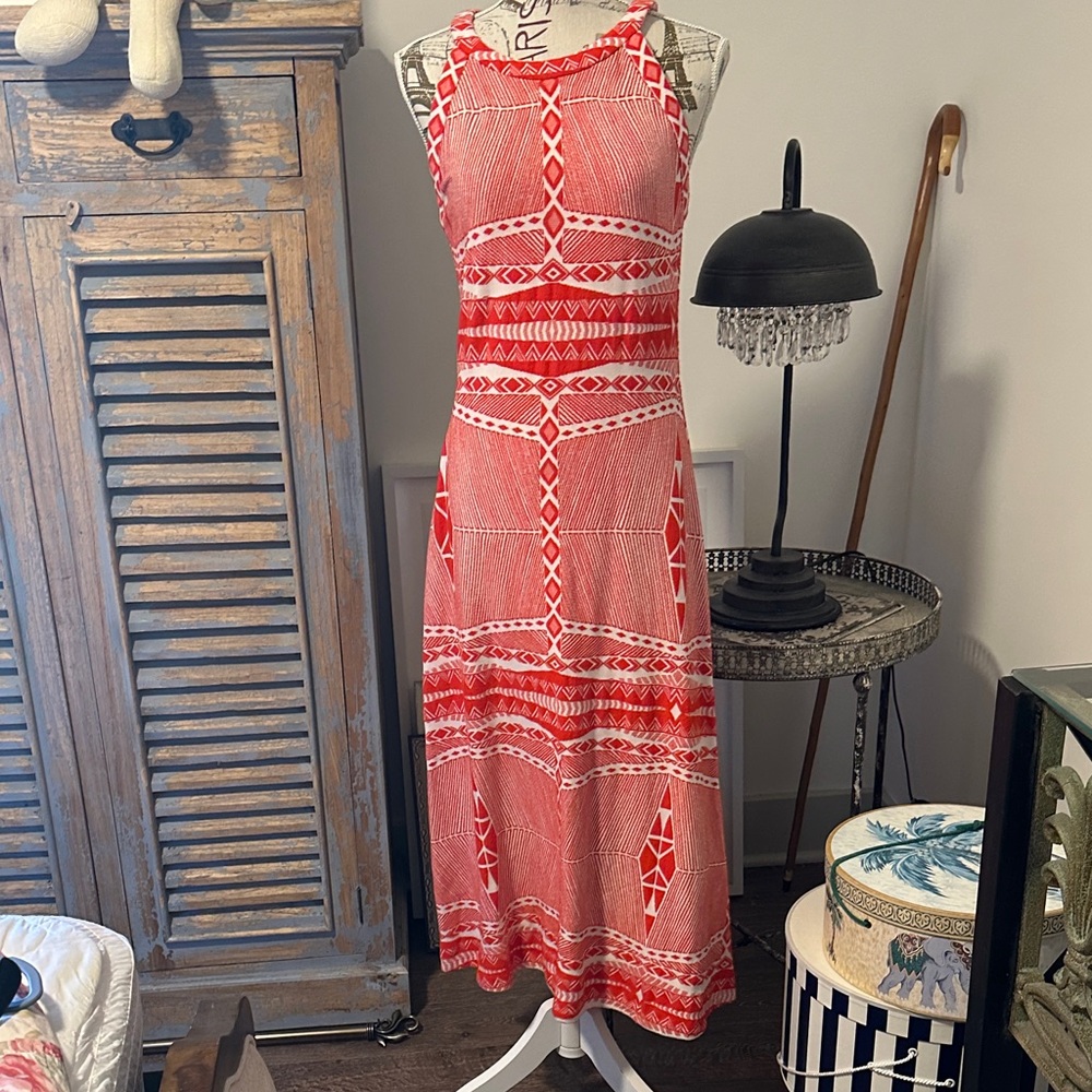 Yoana Baraschi Geometric Maxi Dress